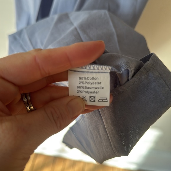 NWT Scarlet Darkness Blue Prairie Cottagecore Vintage Puff Sleeve Midi Dress S - Picture 7 of 7